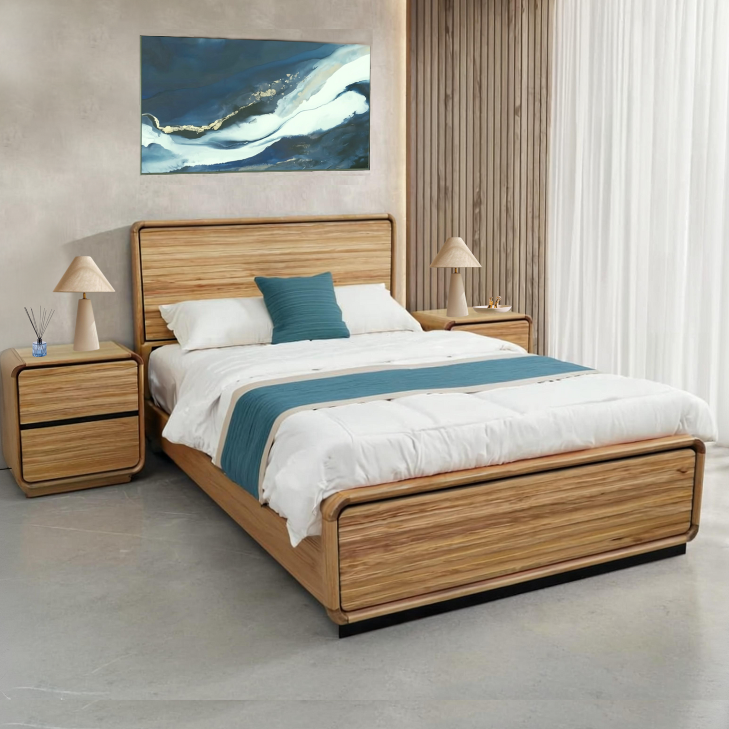 Brooklyn Bed Frame with Gaslift Storage