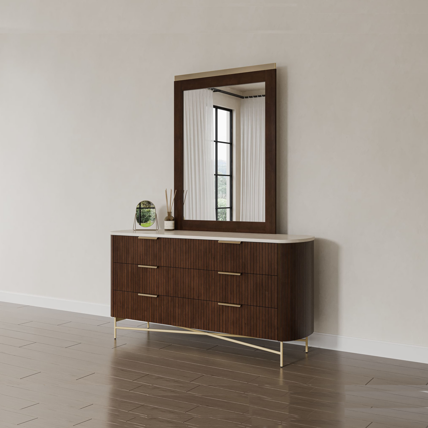 Morocco Dresser with Mirror
