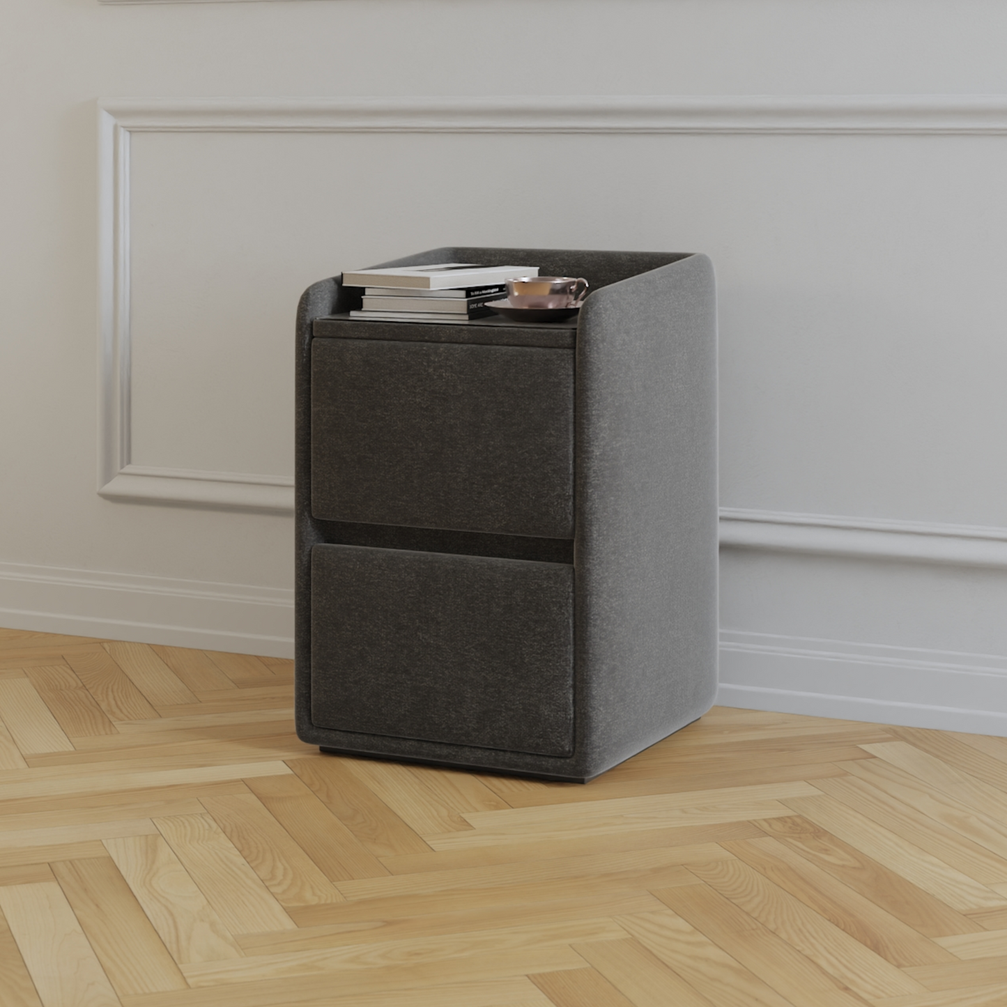 Riviera Bedside - Vogue Grey