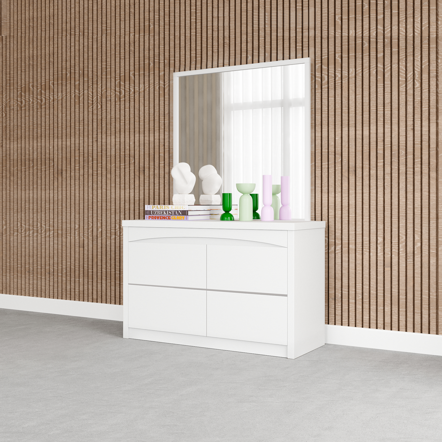 Rome Dresser - White