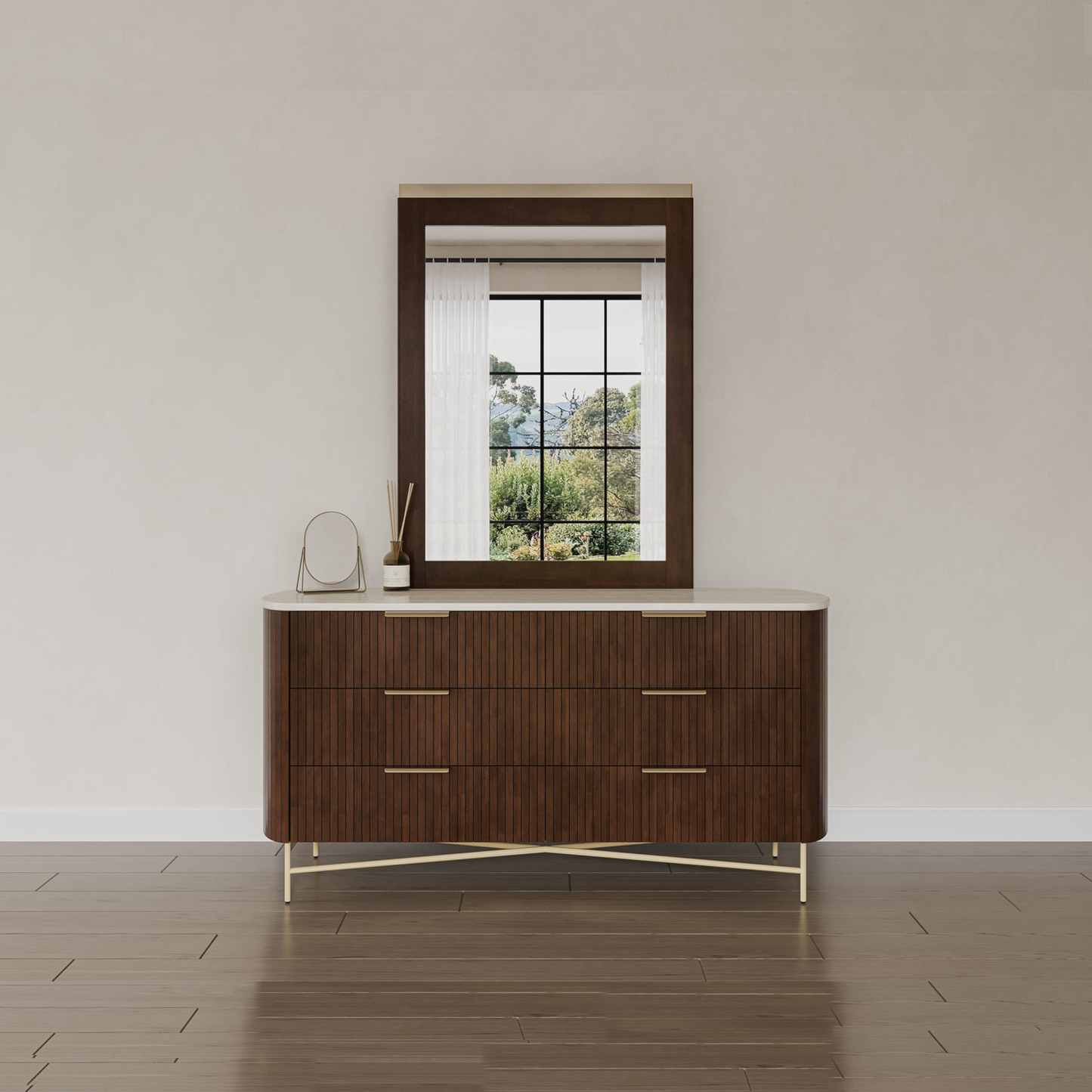 Morocco Dresser with Mirror
