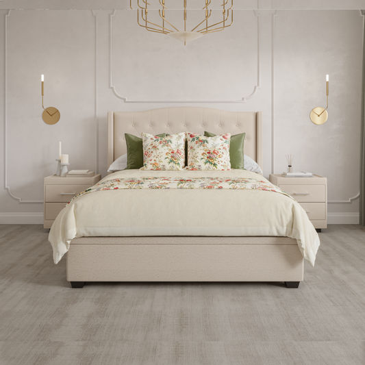 St Moritz Bed Frame with Gaslift Storage